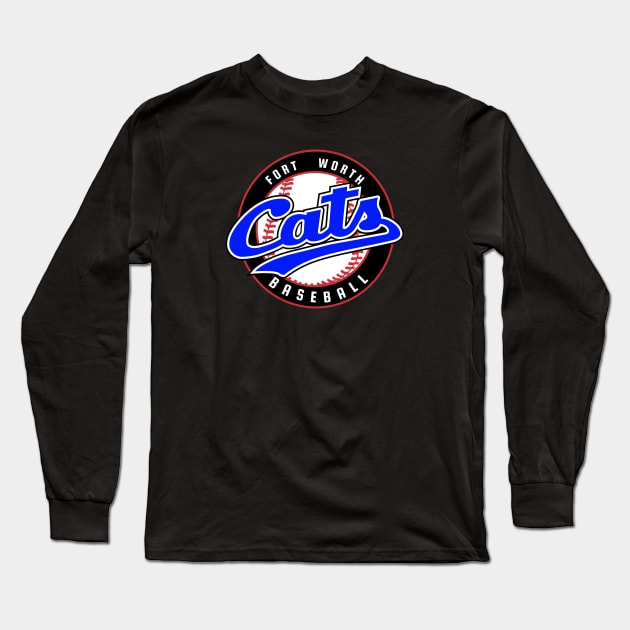 Original Fort Worth Cats United League Baseball 2004 Long Sleeve T-Shirt by LocalZonly